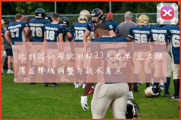 比利时公布欧洲杯23人名单 主力缺席后锋线调整与战术看点